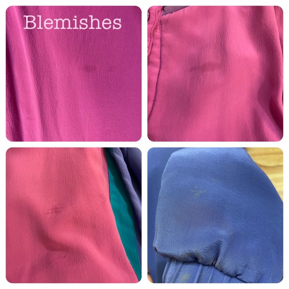 80’s Vintage Color Blocked Silk Tracksuit - Picture 8 of 9